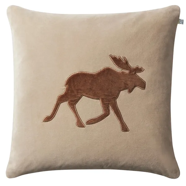 Moose Kuddfodral 50x50 cm Tan