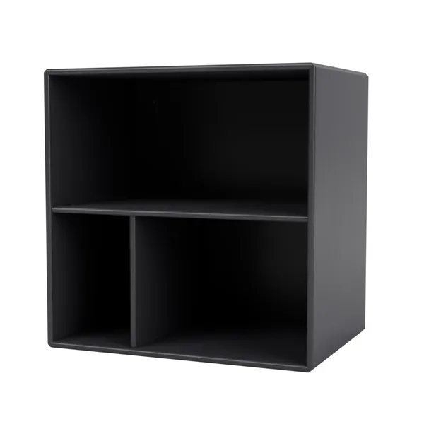 Mini 1102 Hylde med Rum Antracitgrå