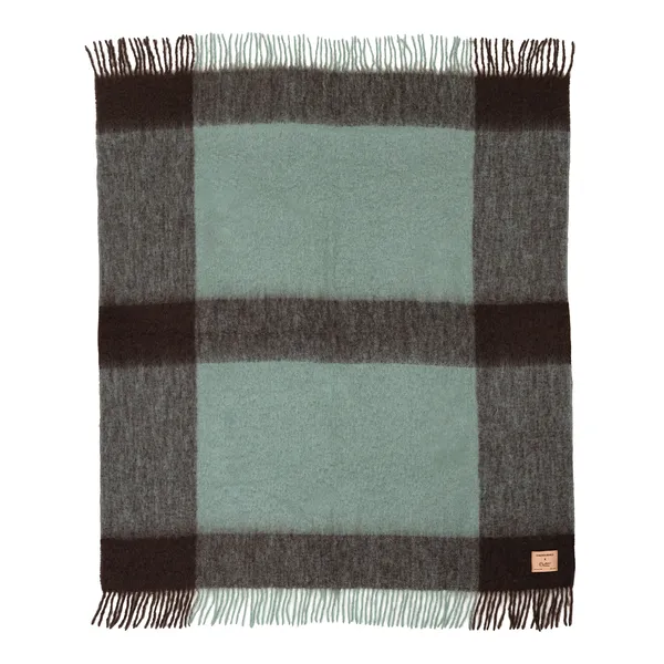 Suzanne Filt Mohair Chocolate / Mintgrön