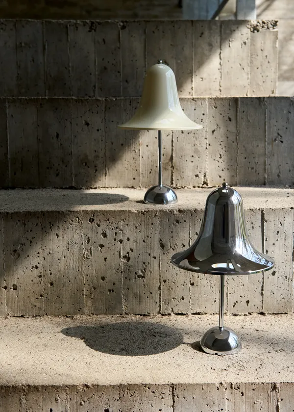 Pantop Bordlampe Bærbar Ø18 Krom