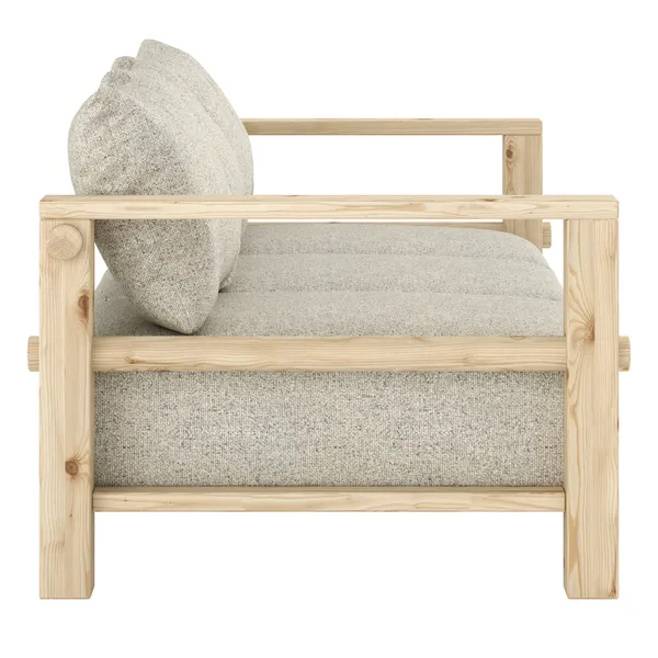 Bare Sofa Bed Raw / Soft Chalk