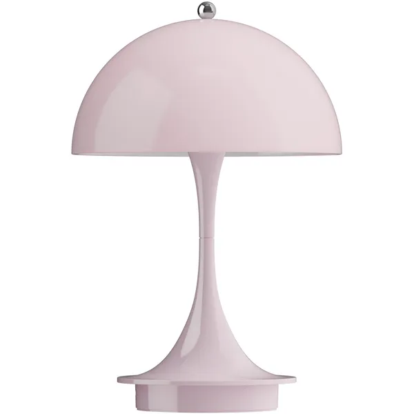 Panthella 160 Bordlampe Bærbar V3 Opal Pale Rose
