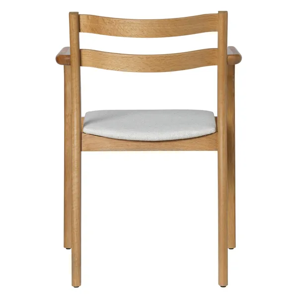 Boda Armstol med armlæn Offwhite / Naturlig Ek