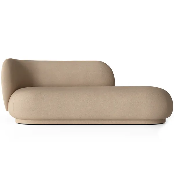 Rico Brushed Divan Vänster Sand