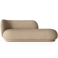 Rico Brushed Divan Vänster Sand