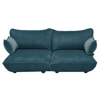 Sumo 3-Seter Sofa Fløyel Petrol