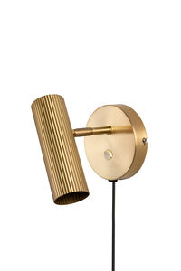 Hubble Væglampe Brushed brass