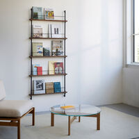 Magazine Hylle 85x188 cm Oak/Sort