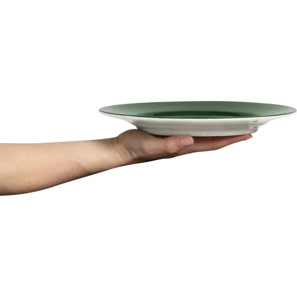Basic Tallrik 25 cm Skogsgrön