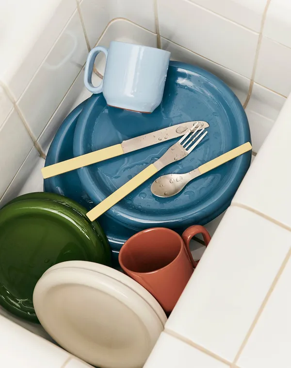 Barro Plate Set of 2 Ø18 cm Green