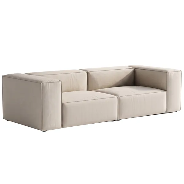 Nubo 3-Sitssoffa Beige