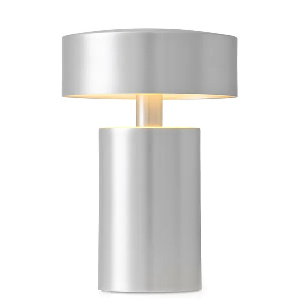 Column Bordslampa Portabel Ø12 cm Aluminium