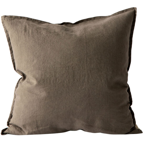Linen Tyynynpäällinen 50x50 cm Ruskeanharmaa