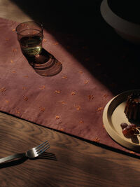 Baies Kaitaliina 40x180 cm Dark Grape / Picante