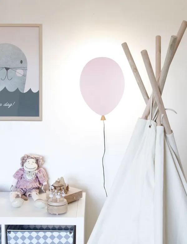 Balloon Væglampe LED Hvid