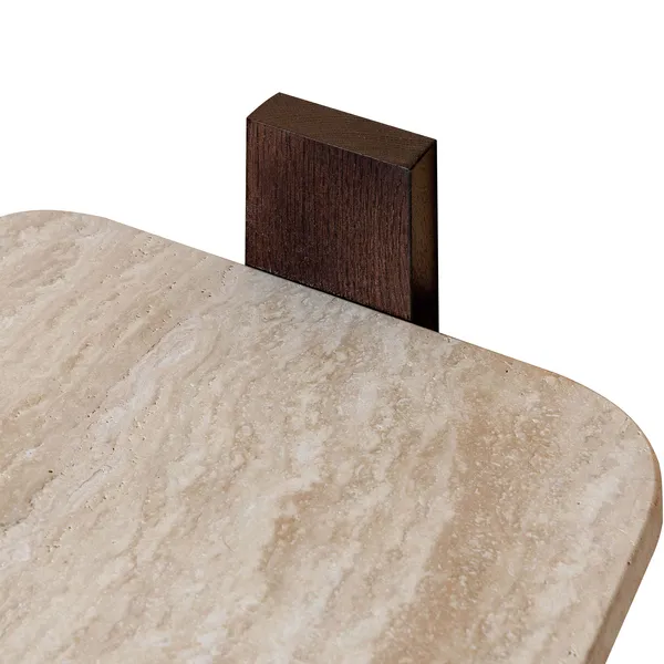 Eden Hylde Røget Eg / Travertine