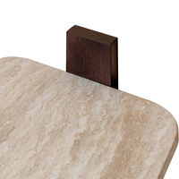 Eden Hylde Røget Eg / Travertine