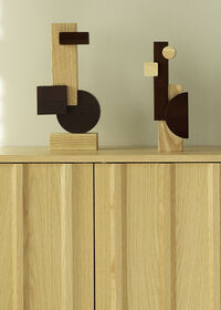 Join Skulptur Karbonisert Ask 33 cm