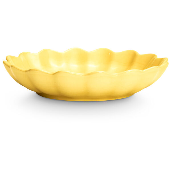 Oyster Skål 24 cm Gul