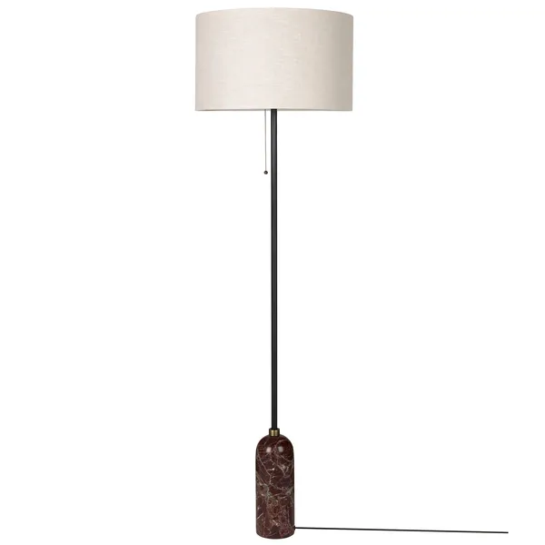 Gravity Floor Lamp Maroon / Canvas