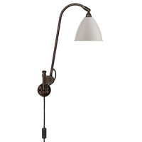Bestlite BL6 Vägglampa Black Brass/Classic White