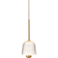 Asteea 1 Pendel Satin Brass / Klar