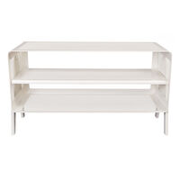 Floor Skohylla 92x35x50 cm Vit