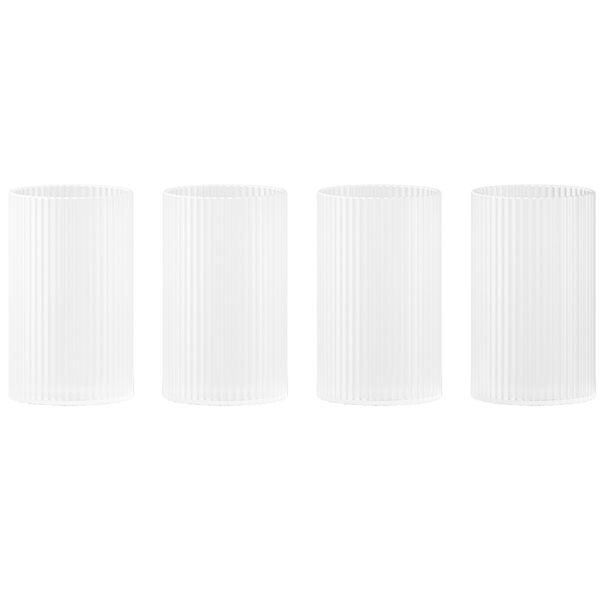 Ripple Drikkeglass 14 cl 4-pk Frosted