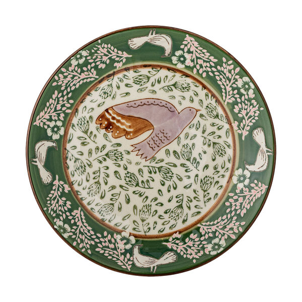Hezha Side Plate Green