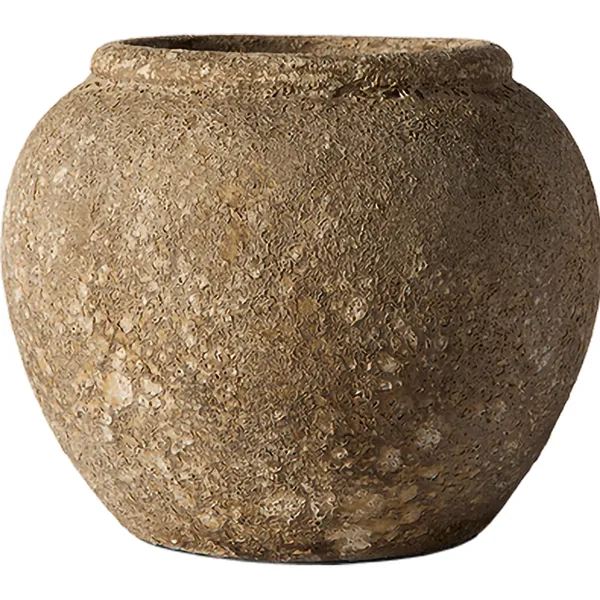Luna Dekorativ Krukke Beige 25 cm