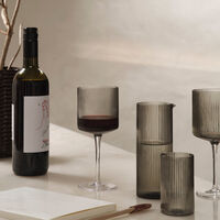 Ripple Rödvinsglas 2-pack Smoked Grey