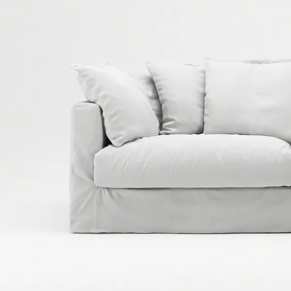 Stopning Til Le Grand Air 3-seter Sofa Bomull Hvit