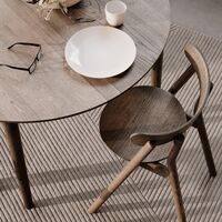 Expand Spisebord Ø140 Røkt Eik