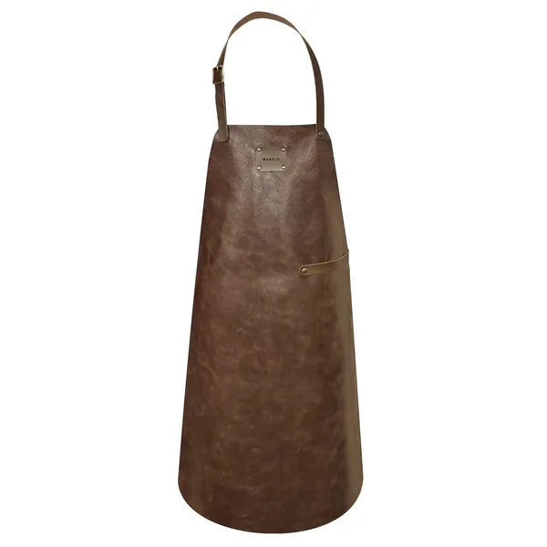 Leather Forklæde Sort