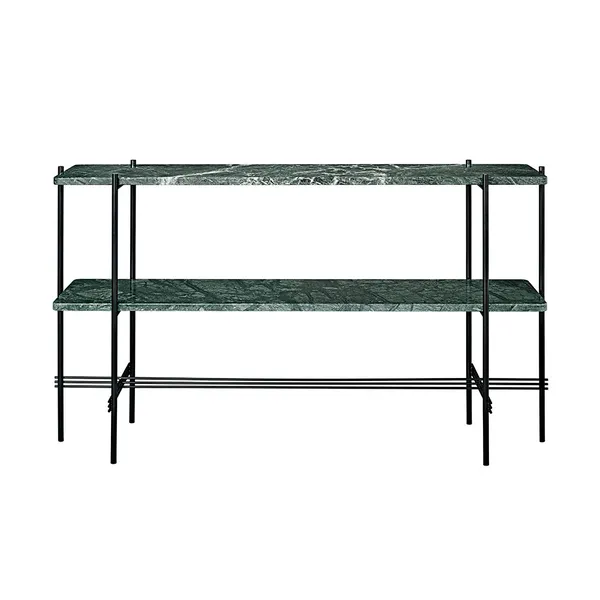 Ts Console 2 Hylle Grønn Marmor