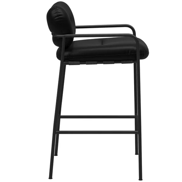 Bollo Bar Stool 65 cm Elmosoft Black