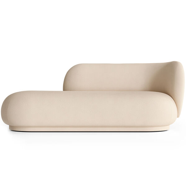 Rico Brushed Divan Høyre Off-white