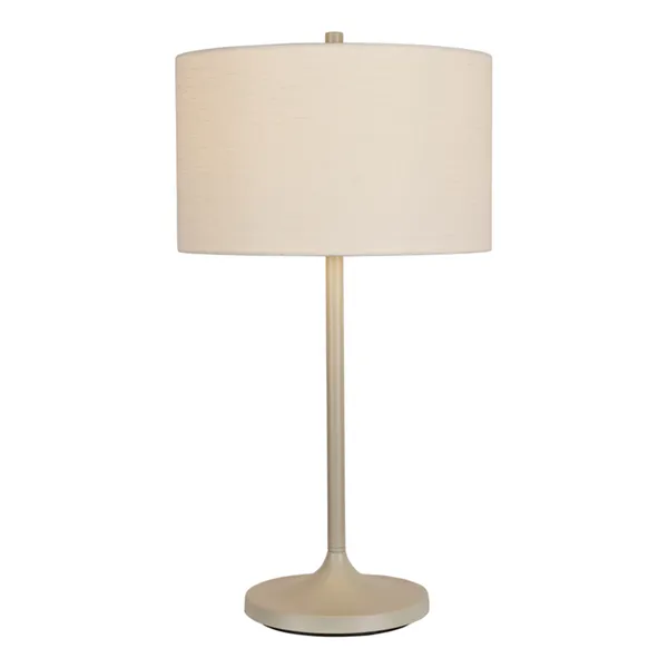 Soft Pöytävalaisin Hiekanvärinen / Linen White