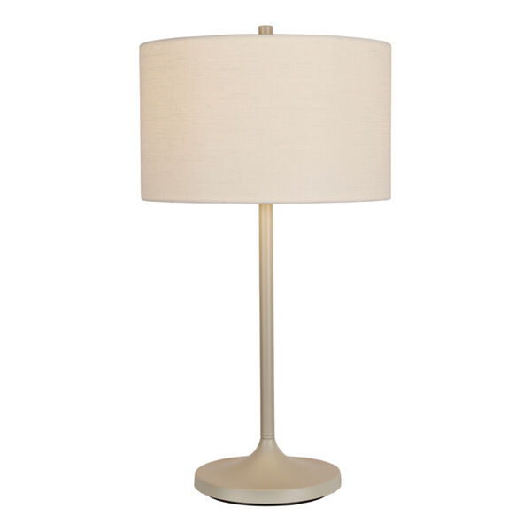 Soft Pöytävalaisin Hiekanvärinen / Linen White