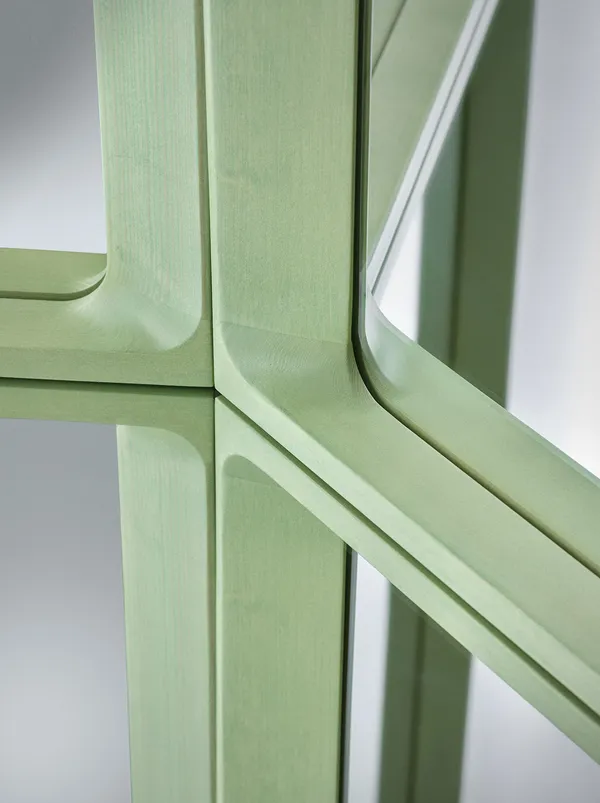Arced Gulvspejl 61x170 cm Light Green