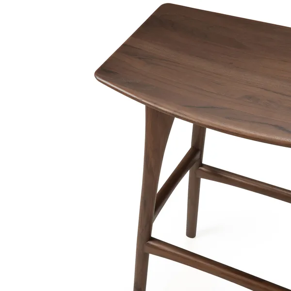 Osso Barstol 78 cm Mörkbetsad Teak