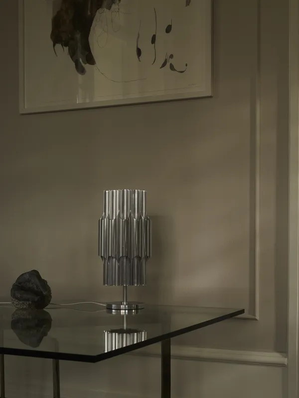 PAN 190 Bordlampe Aluminium