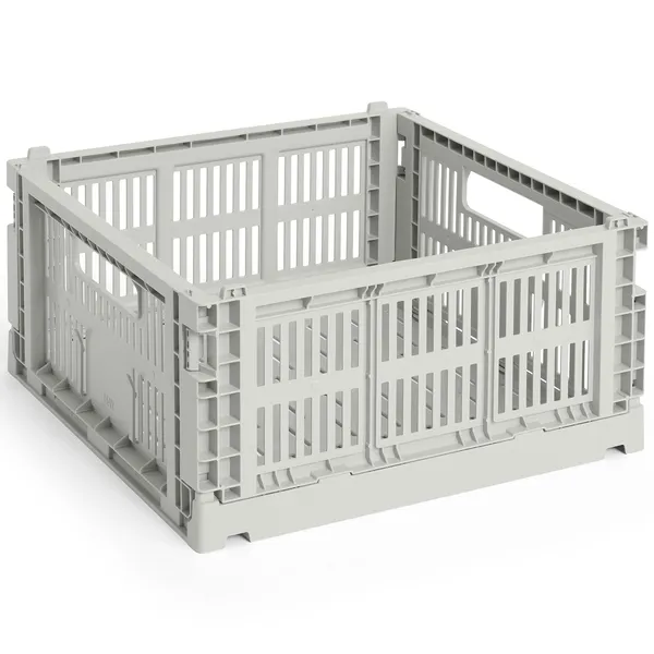 Colour Crate Medium Square Oppbevaring Grey
