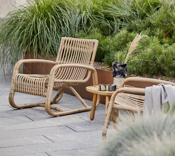 Curve Loungestol Naturlig