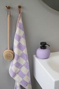 Retro Badehåndkle 70x133 cm Lilla