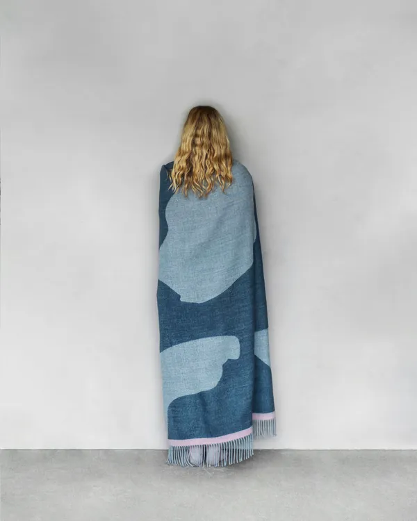 Gallery Plaid 125x170 cm Lysegrå
