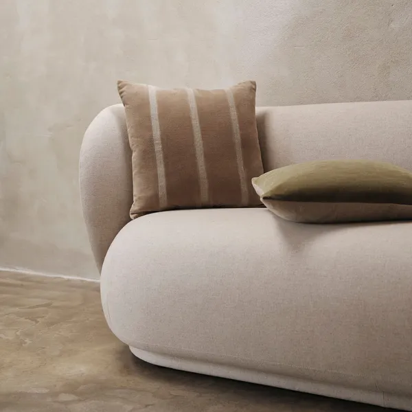 Senti Stripe Pyntepute 50x50 cm Dark Sand