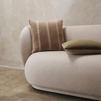 Senti Stripe Pyntepute 50x50 cm Dark Sand