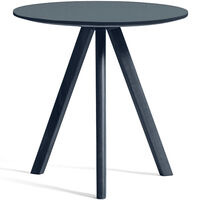 CPH 20 2.0 Sidebord Ø50x49 cm Vandbaseret Lakeret Eg / Deep Blue