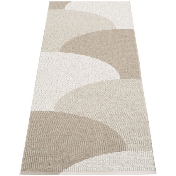 Hill Teppe 70x180 cm Dark Linen / Linen / Fossil Grey